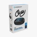 Powerology Air Conduction ENC TWS Earbuds with Digital Display, Bluetooth Version 5.3 - Black