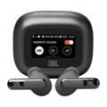 JBL Live Beam 3 True Wireless In-Ear Earbuds with Display & Mic, 48h Working Time, Type-C & Wireless Charging, ENC, ANC, BT 5.3 Earbud, BT 5.2 Charging Case - Black