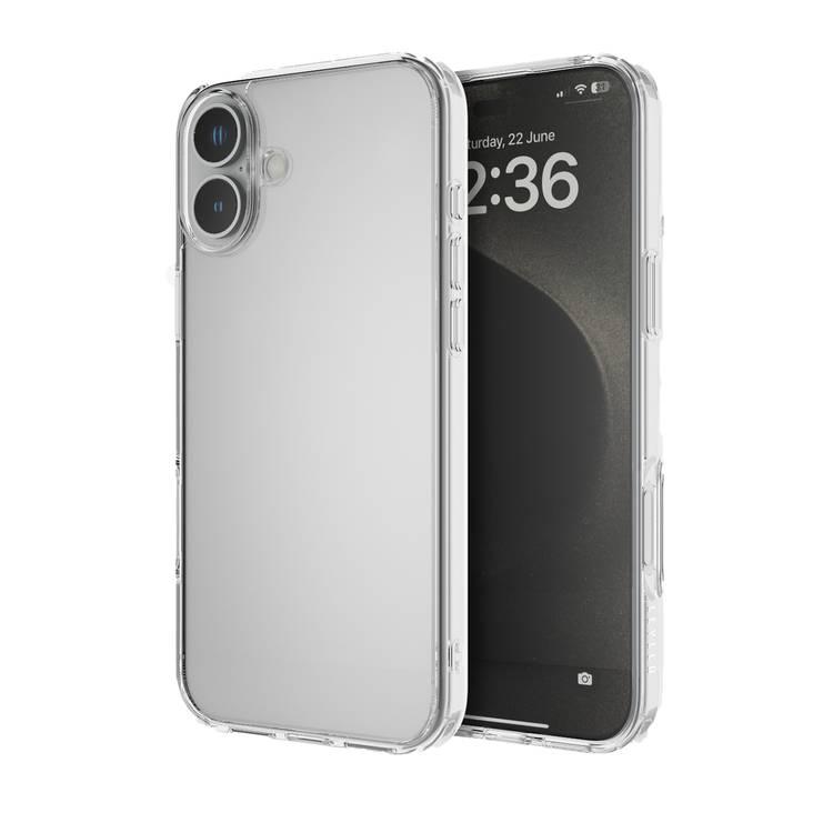 Levelo Clara Case for iPhone 16 with Clearview Technology, 3H Scratch Resistance - Clear