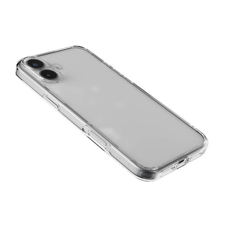 Levelo Clara Case for iPhone 16 with Clearview Technology, 3H Scratch Resistance - Clear