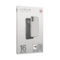 Levelo Clara Case for iPhone 16 with Clearview Technology, 3H Scratch Resistance - Clear