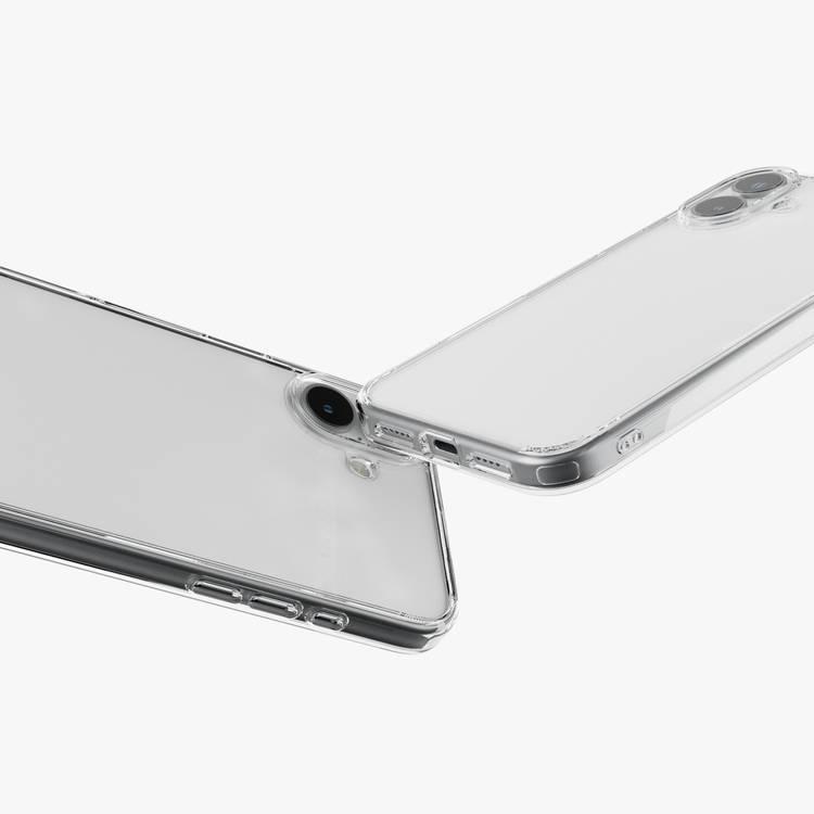 Levelo Clara Case for iPhone 16 with Clearview Technology, 3H Scratch Resistance - Clear