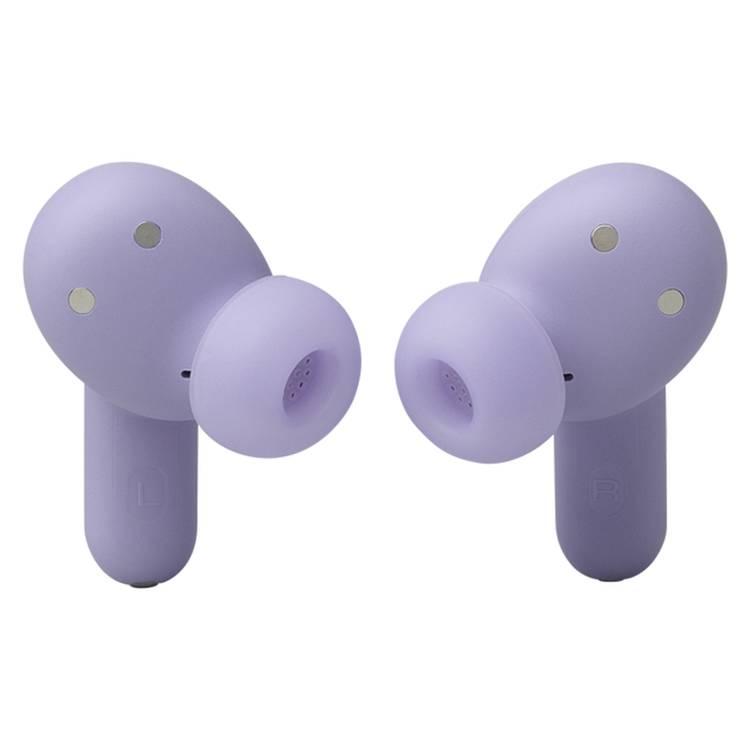 JBL Live Beam 3 True Wireless In-Ear Earbuds with Display & Mic, 48h Working Time, Type-C & Wireless Charging, ENC, ANC, BT 5.3 Earbud, BT 5.2 Charging Case - Purple