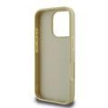 Guess Peony Hard Case for iPhone 16 Pro with Slim & Lightweight Design, Super Durable Materials, Comfortable Grip, Drop Protection - Gold 