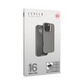 Levelo Livia TPU Silicone Case for iPhone 16 Pro, Compatible with MagSafe - Gray