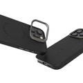 Levelo Livia TPU Silicone Case for iPhone 16 Pro Max, Compatible with MagSafe - Black