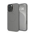 Levelo Livia TPU Silicone Case for iPhone 16 Pro Max, Compatible with MagSafe - Gray