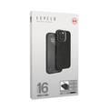 Levelo Livia TPU Silicone Case for iPhone 16 Pro, Compatible with MagSafe - Black