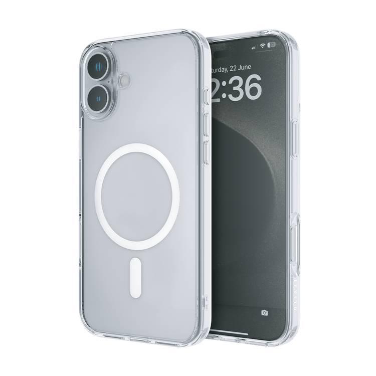 Levelo MagSafe Clara Clear Case for iPhone 16 with Clearview Technology & 3H Scratch Resistance - Clear