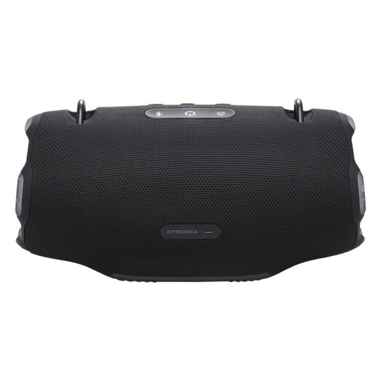 JBL Xtreme4 Portable Wireless Speaker, 24h Battery Life, Bluetooth 5.3, AUX, 3.5h Charging Time, Built-in Power Bank, Replicable Battery, Eco Friendly - Black