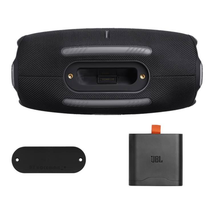 JBL Xtreme4 Portable Wireless Speaker, 24h Battery Life, Bluetooth 5.3, AUX, 3.5h Charging Time, Built-in Power Bank, Replicable Battery, Eco Friendly - Black