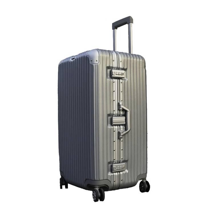 Levelo Traverse 30" Ultra Lightweight Travel Luggage with 360°  Wheels Rotation, Hypoallergenic Interior Comfort, TSA-Approved Locks, 100kg Weight Bearing, Durable Materials - Silver 