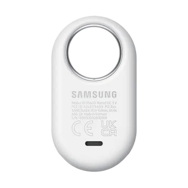 مجموعة من 4 قطع من أجهزة Samsung Smart Tag 2، مقاومة للغبار والماء IP67، عمر بطارية يصل إلى 500 يوم - أسود/أبيض