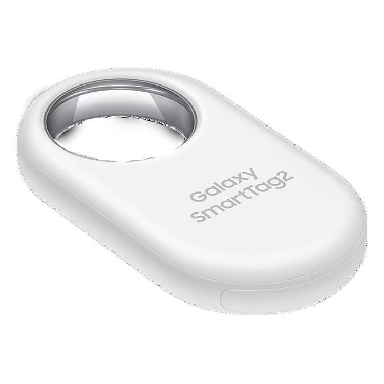 مجموعة من 4 قطع من أجهزة Samsung Smart Tag 2، مقاومة للغبار والماء IP67، عمر بطارية يصل إلى 500 يوم - أسود/أبيض