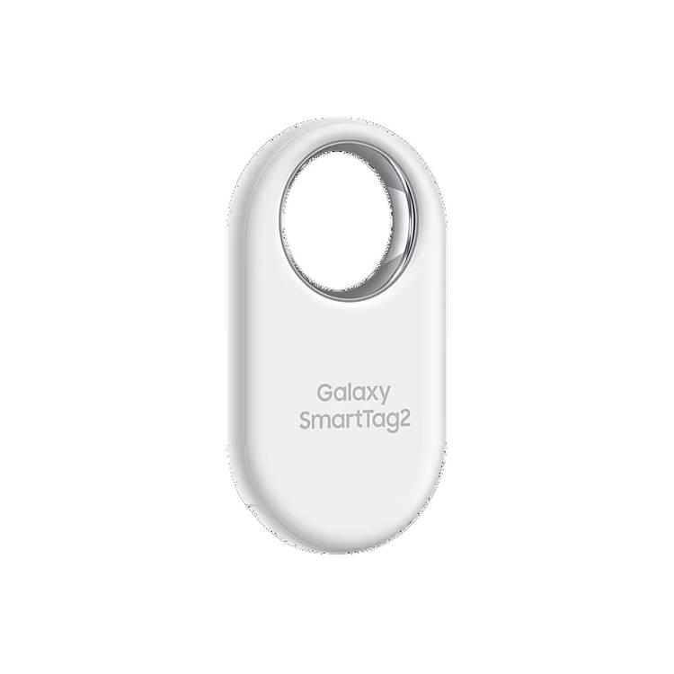 مجموعة من 4 قطع من أجهزة Samsung Smart Tag 2، مقاومة للغبار والماء IP67، عمر بطارية يصل إلى 500 يوم - أسود/أبيض