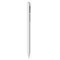 Powerology Real-time Dispaly Stylus Pen, Digital Display, One-Click Operation, Secure Magnetic Attachment, Palm Rejection For Effortless Use - White