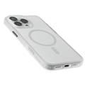 Levelo MagSafe Solo Case for iPhone 16 Pro Max, Clearview Technology, 3H Scratch Resistance, Hybrid Construction - White