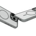 Levelo MagSafe Solo Case for iPhone 16 Pro, Clearview Technology, 3H Scratch Resistance, Hybrid Construction - Gray 