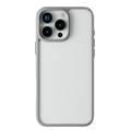 Levelo Solo Case for iPhone 16 Pro Max with Clearview Technology, Matte TPU Bumper, Comfortable Grip, Impact-Resistant Corners, 3H Scratch Resistance - Gray