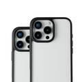 Levelo Solo Case for iPhone 16 Pro Max with Clearview Technology, Matte TPU Bumper, Comfortable Grip, Impact-Resistant Corners, 3H Scratch Resistance - Black