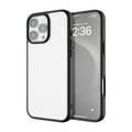 Levelo Solo Case for iPhone 16 Pro Max with Clearview Technology, Matte TPU Bumper, Comfortable Grip, Impact-Resistant Corners, 3H Scratch Resistance - Black