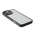 Levelo Solo Case for iPhone 16 Pro Max with Clearview Technology, Matte TPU Bumper, Comfortable Grip, Impact-Resistant Corners, 3H Scratch Resistance - Black