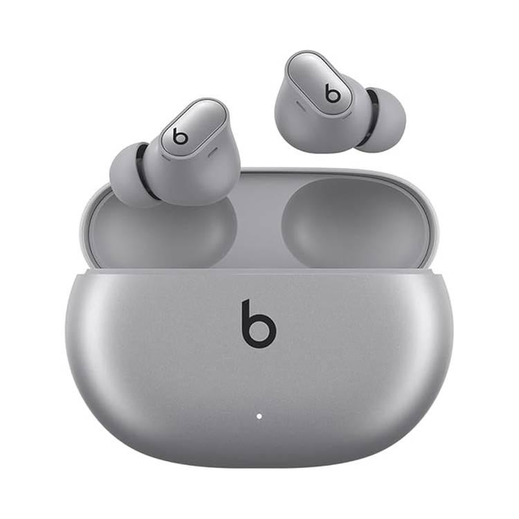 Beats Studio Buds Plus True Wireless Noise Cancelling Earbuds, 36 Hours Playtime, ANC, Compatible with Apple & Android, Voice Assistant - Cosmic Silver