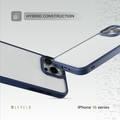 Levelo Solo Case for iPhone 16 Pro Max with Clearview Technology, Matte TPU Bumper, Comfortable Grip, Impact-Resistant Corners, 3H Scratch Resistance - Deep Blue