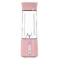 Green Lion JET PLUS 6 Bladed Juicer 120W, 18000rpm, High Speed, 500ml Jar Capacity, 304 Stainless Steel Blade, 2000mAh Battery, 20 Times Blending Cycle, 30 seconds Single Blend Time - Pink