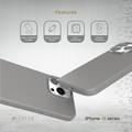 غطاء Levelo Iris Magsafe Liquid Silicone Case لهاتف iPhone 16 Pro مع حلقة معدنية للكاميرا وزوايا مقاومة للصدمات ومغناطيس MagSafe قوي وقبضة مريحة وآمنة - رمادي