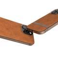 Levelo Pelle Leather Case for iPhone 16 Pro Max with Aluminum Bumper, Impact Resistant Corners, MagSafe compatibility, Lightweight & Slim Profile - Brown