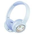 Porodo Soundtec Moose Wireless Kids Headphone, V5.3 Bluetooth, 2H Charging Time, 40mm Speaker Size, 20H Play Time, LED Lights, 400mAh - Blue