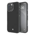 Levelo Ox Carbon Case for iPhone 16 Pro, MagSafe Compatible, Matte Coating, Anti-Finger Print - Black 