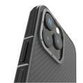 Levelo Ox Carbon Case for iPhone 16 Pro Max, MagSafe Compatible, Matte Coating, Anti-Finger Print - Black