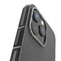 Levelo Ox Carbon Case for iPhone 16 Pro, MagSafe Compatible, Matte Coating, Anti-Finger Print - Gray 