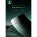 واقي شاشة زجاجي منحني بالكامل من Green Lion Diego Pet Privacy لهاتف iPhone 16 Pro Max، عالي الاستجابة، مضاد لبصمات الأصابع والخدوش، خالٍ من الفقاعات - حافة سوداء