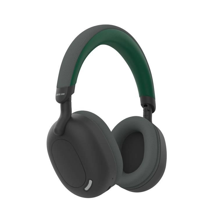 Green Lion Sunstone  Headphone, 10m Working distance, AUX Support & Microphone, 36 hrs (BT) Playing Time, 3.7V 300 mAH - Black / Green