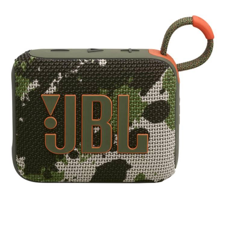 JBL Go4 Portable Wireless Speaker, 7h Playtime, Bluetooth 5.3, Water & Dust Resistant, Supports Auracast - Squad