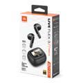 سماعات JBL Live Flex 3 True Earbuds، وقت تشغيل يصل إلى 50 ساعة، بلوتوث 5.3، وقت شحن 2 ساعة، شحن من النوع C واللاسلكي، اتصال متعدد النقاط، Personi-Fi 3.0، إلغاء الضوضاء النشطة - أسود 