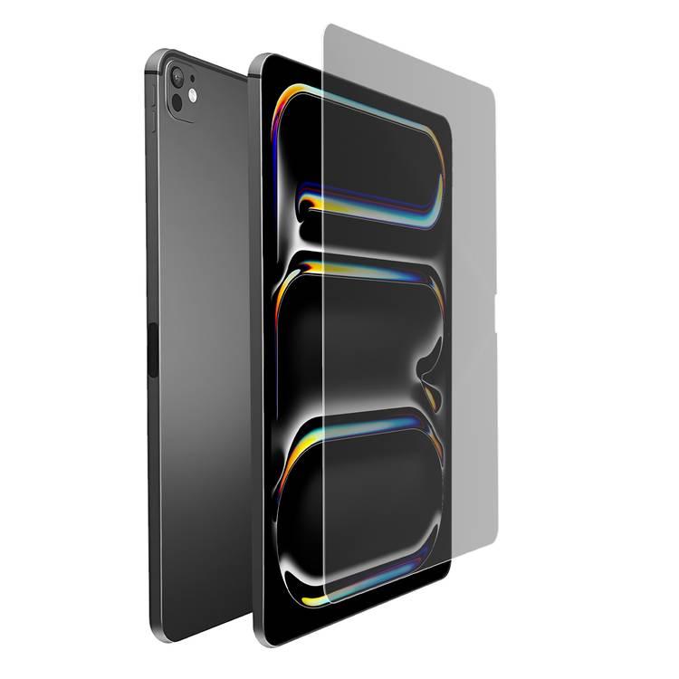 واقي شاشة Levelo High Silicone Aluminum Glass Privacy لجهاز iPad Pro 11" 2024، مقاوم للخدش، وحساس للمس، وطلاء مقاوم للماء والزيوت - الخصوصية