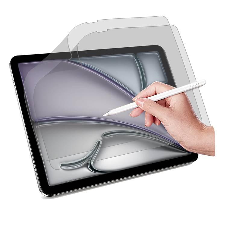 Levelo High Silicone Aluminum Glass Privacy Screen Protector for iPad Air 11" 2024, Scratch Resistance, Touch Sensitivity, Hydrophobic & Oleophobic Coating - Privacy