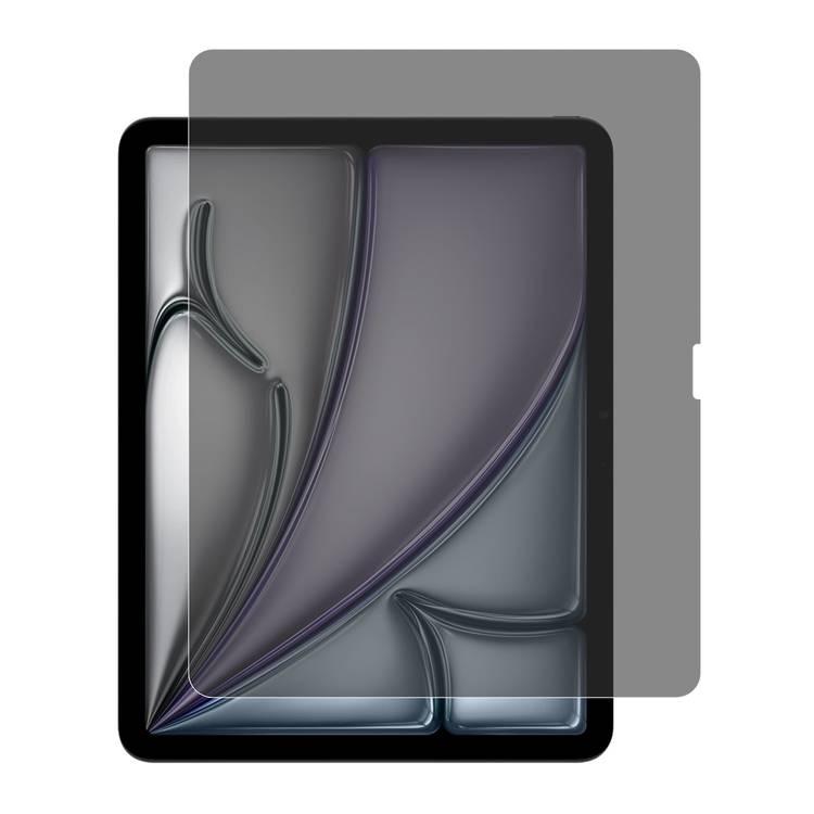 واقي شاشة Levelo High Silicone Aluminum Glass Privacy لجهاز iPad Air 13" 2024، مقاوم للخدش، وحساس للمس، وطلاء مقاوم للماء والزيوت - الخصوصية