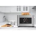 Porodo Lifestyle 2-Slice Digital Pop Up 850W Bread Toaster, Stainless Steel 410 Material, Touch Panel - Silver