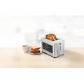 Porodo Lifestyle 2-Slice Digital Pop Up 850W Bread Toaster, Stainless Steel 410 Material, Touch Panel - Silver