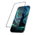 Green Lion 3D Silicone Plus Advanced Privacy Edge Glass for iPhone 16 Plus, Crystal Clear, Bubble Free, Anti Scratch, Highly Responsive, Anti Fingerprint, Grease Resistance - Black 