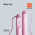 Porodo Lifestyle Smart Skipping Rope Forward & Reverse Counts, Battery Display Set Time - Pink