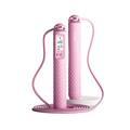 Porodo Lifestyle Smart Skipping Rope Forward & Reverse Counts, Battery Display Set Time - Pink