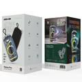 Green Lion Palma Pro Wireless Speaker, 7h Playtime, Bluetooth 5.2, 10m Bluetooth Range, FM Radio, Type-C Charging, RGB Light - Black