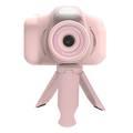 Porodo Lifestyle Kids Focus Camera with Tripod Stand, 320 x240 Screen Resolution, Up to 5 Hours Battery Life - Pink 