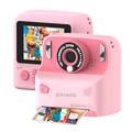 Porodo Lifestyle Kids Print Camera with 320 x 240 Screen Resolution, Type-C Charging Port & 2.4" Wide Screen - Pink 